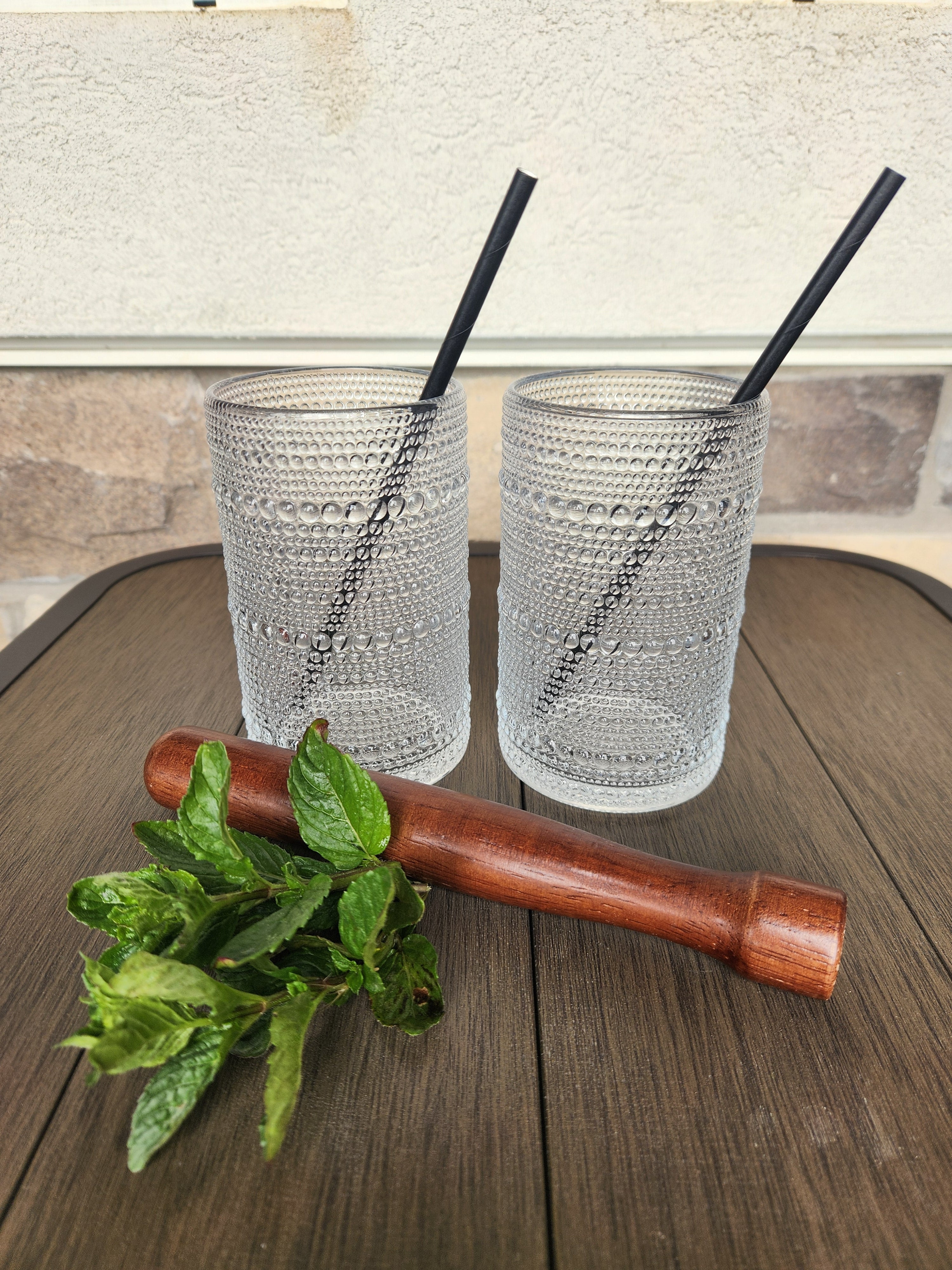 Hobnail Highball Glass